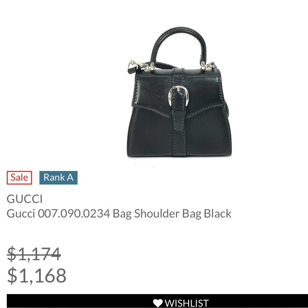 Gucci Vintage Leather Mini Shoulder Bag early 1990’s in box, COA - Picture 9 of 9